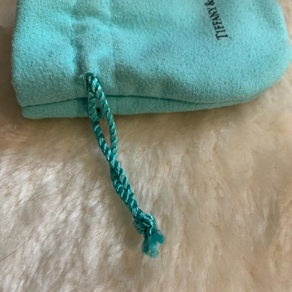 Authentic Tiffany and co drawstring jewelry pouch - Picture 3 of 5